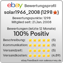 Auktionen und Bewertungen von solar1966_2008