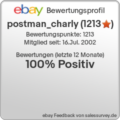 Auktionen und Bewertungen von postman_charly