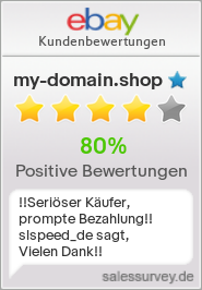 Auktionen und Bewertungen von my-domain.shop